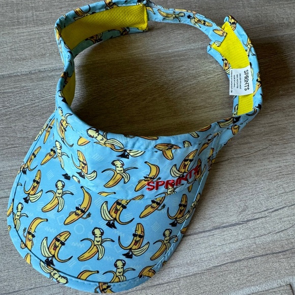 Sprints Light Blue Banana Graphics Visor - NWOT - Picture 1 of 5